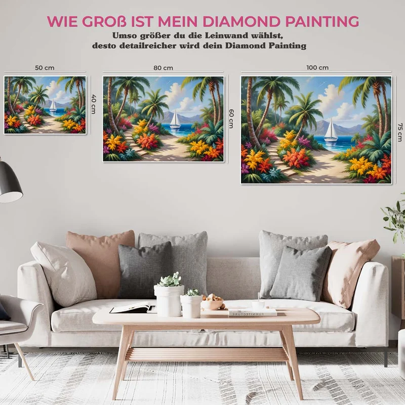 5D Diamond Painting – Tropical Beach