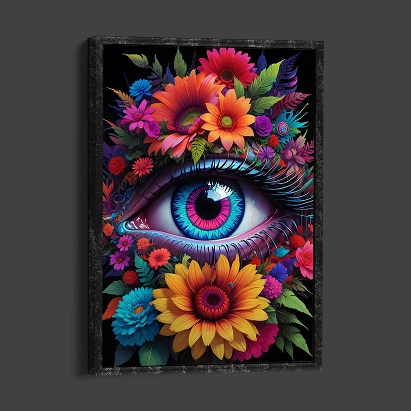 5D Diamond Painting – Flowers Eye