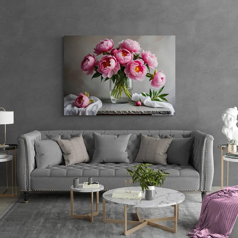 5D Diamond Painting – A Bouquet Of Vibrant Pink Peonies