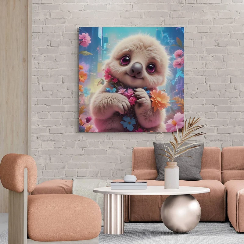 5D Diamond Painting – Baby Faultier