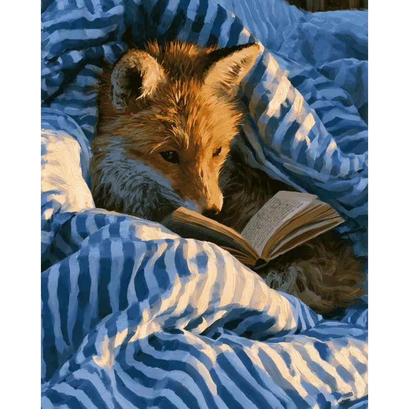Lesender Fuchs