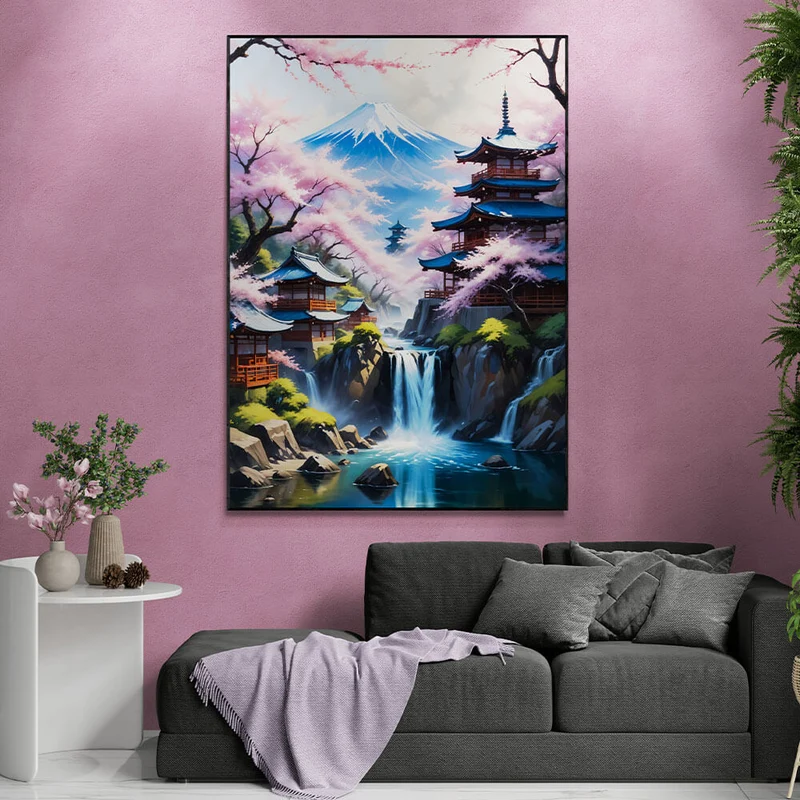 5D Diamond Painting – Sakura Sanctuary