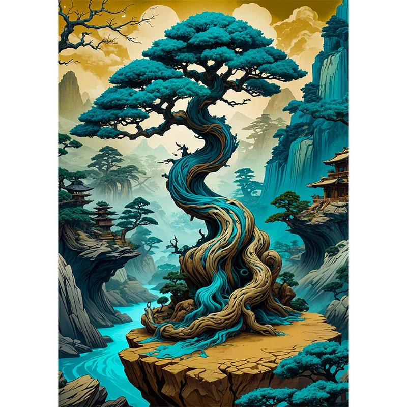 5D Diamond Painting – Mystical Zen Garden