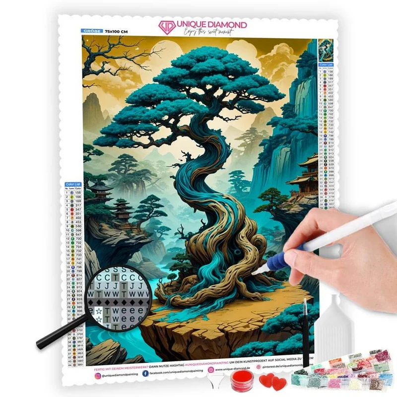 5D Diamond Painting – Mystical Zen Garden