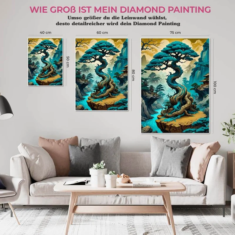 5D Diamond Painting – Mystical Zen Garden