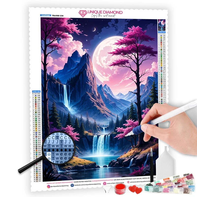 5D Diamond Painting – Celestial Forest