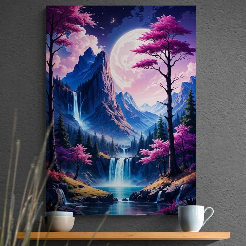 5D Diamond Painting – Celestial Forest