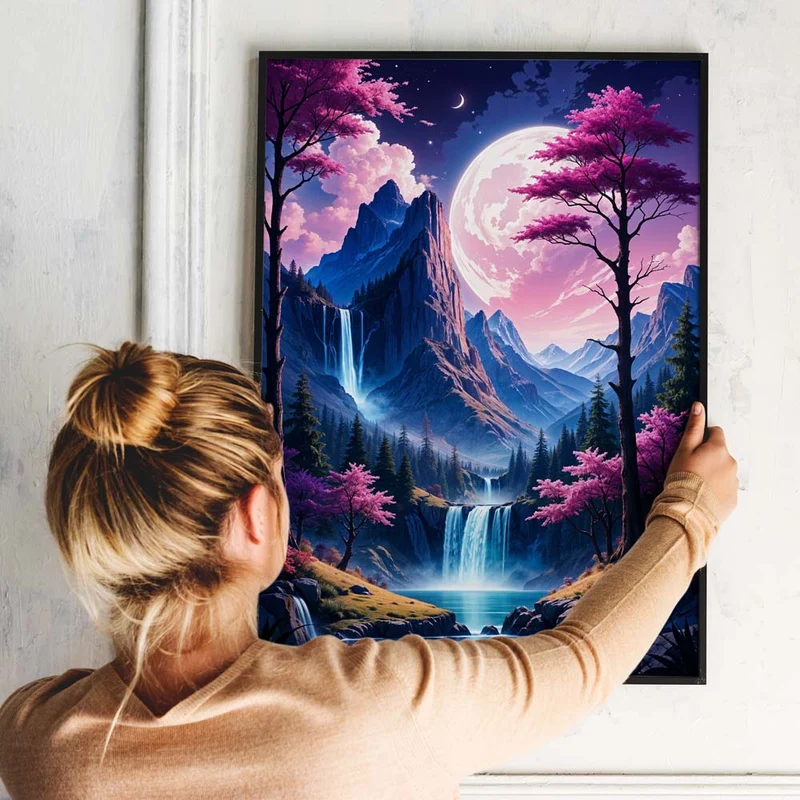 5D Diamond Painting – Celestial Forest