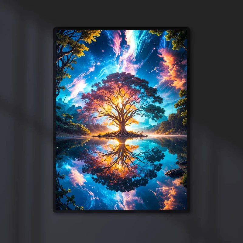 5D Diamond Painting – Galactic Reflection
