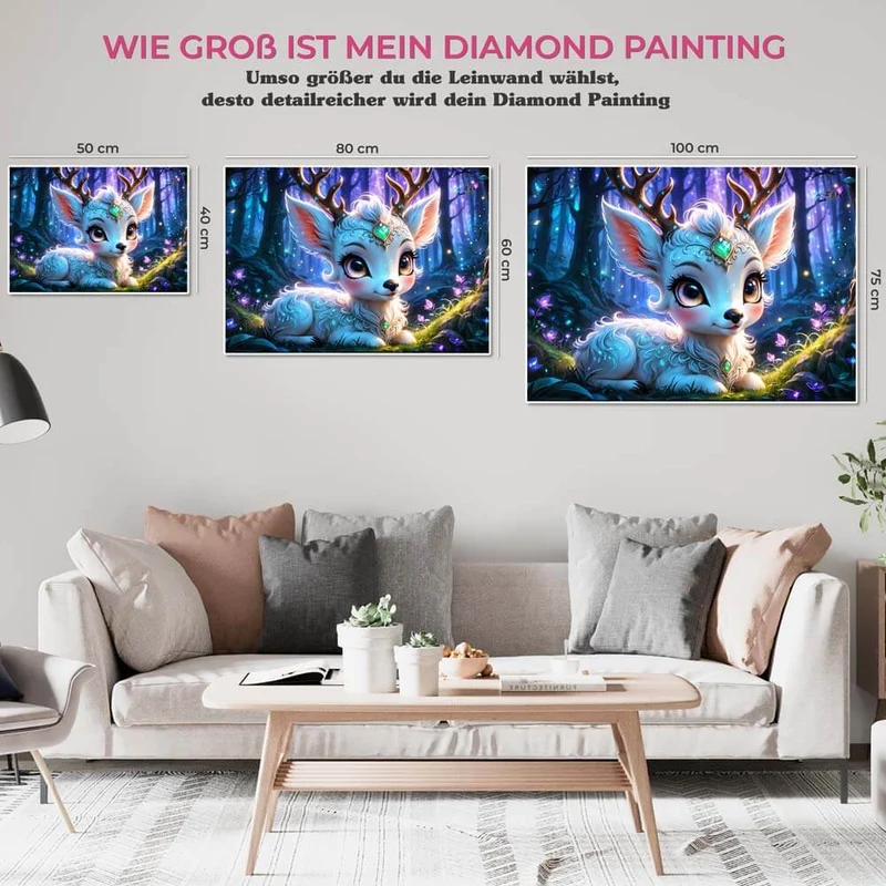 5D Diamond Painting – Luminous Forest Jewel