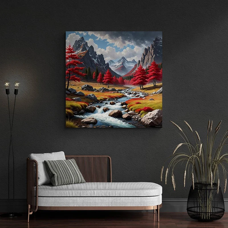 5D Diamond Painting – Berglandschaft