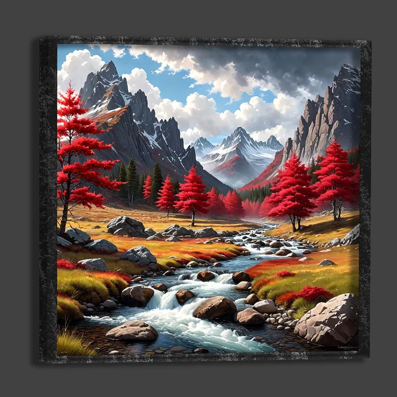 5D Diamond Painting – Berglandschaft