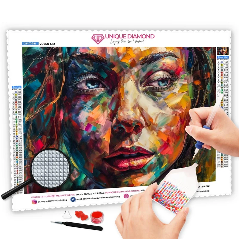 5D Diamond Painting – Sad