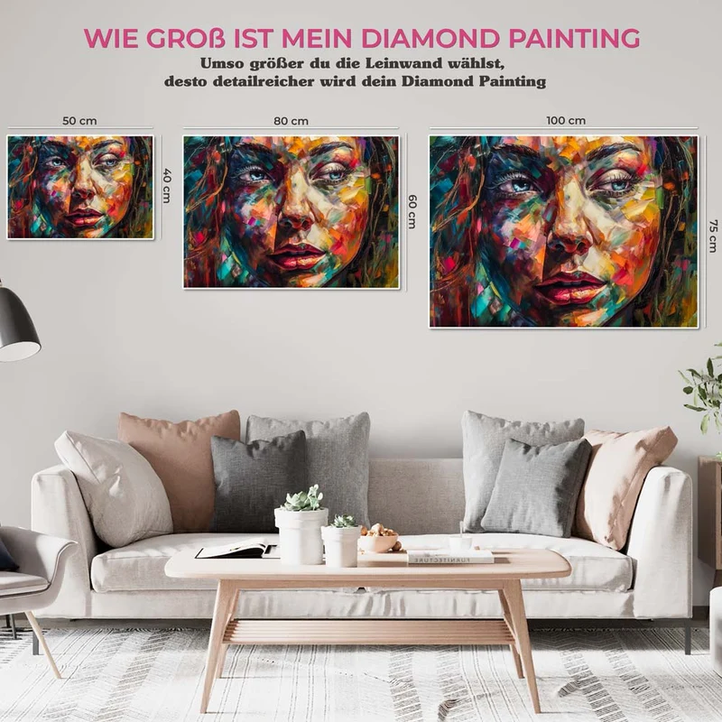 5D Diamond Painting – Sad