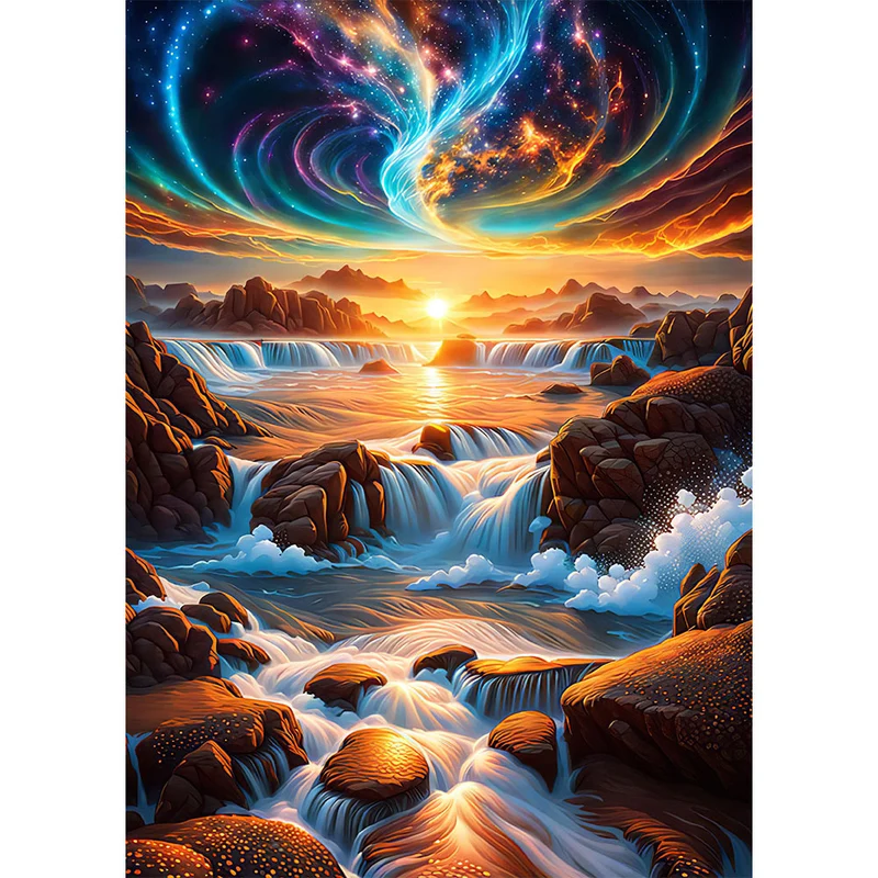 5D Diamond Painting – Sonnenuntergang