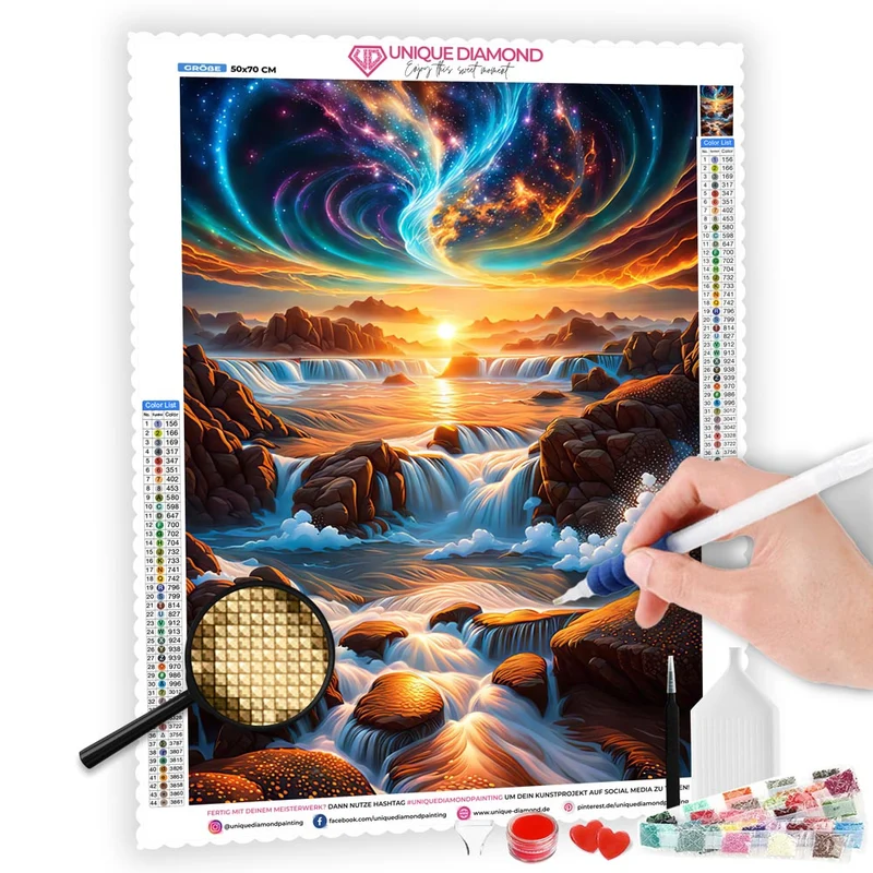 5D Diamond Painting – Sonnenuntergang