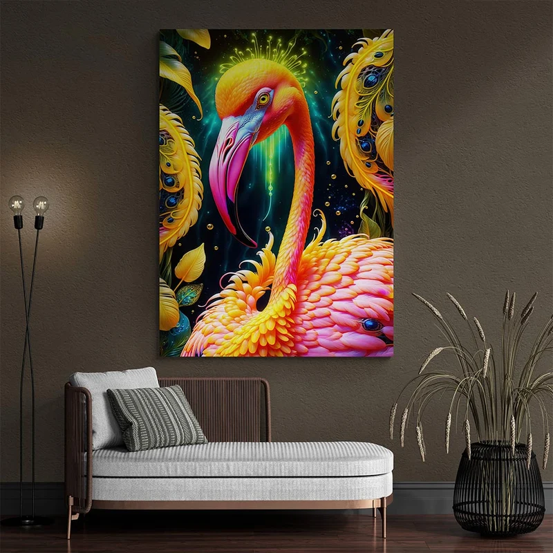5D Diamond Painting – Flamingo