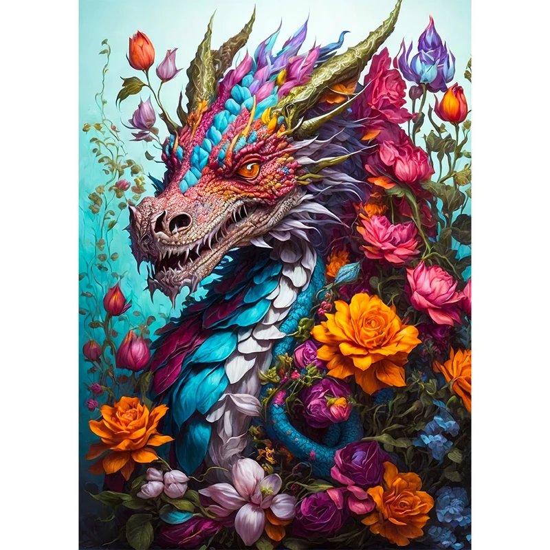 5D Diamond Painting – Dragon