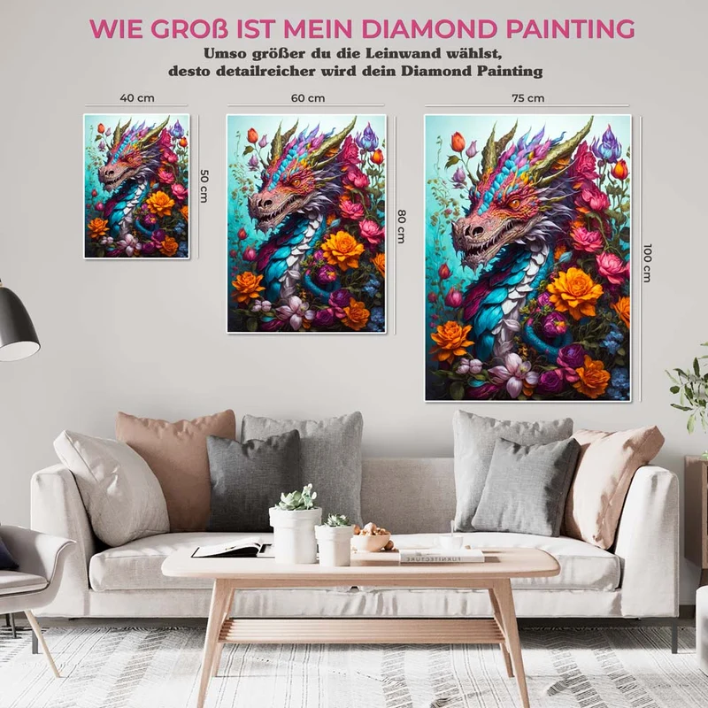 5D Diamond Painting – Dragon