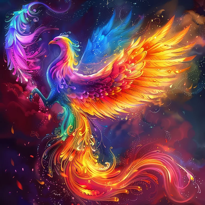 5D Diamond Painting – Phönix