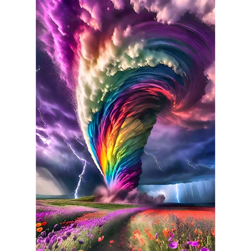 5D Diamond Painting – Tornado