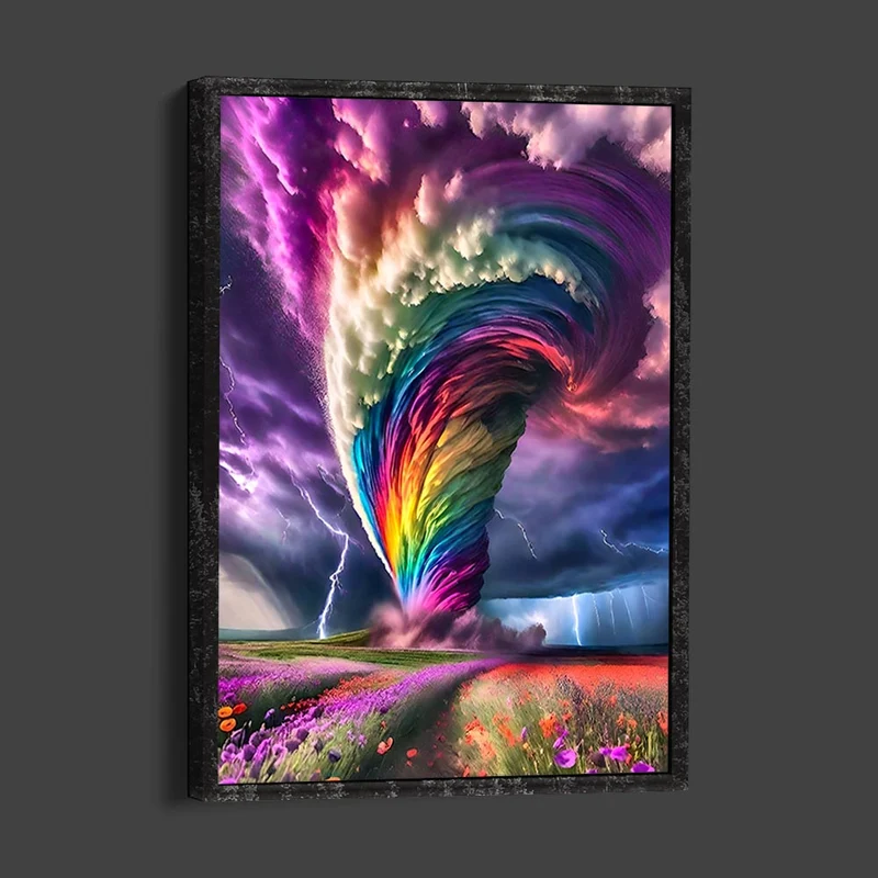 5D Diamond Painting – Tornado