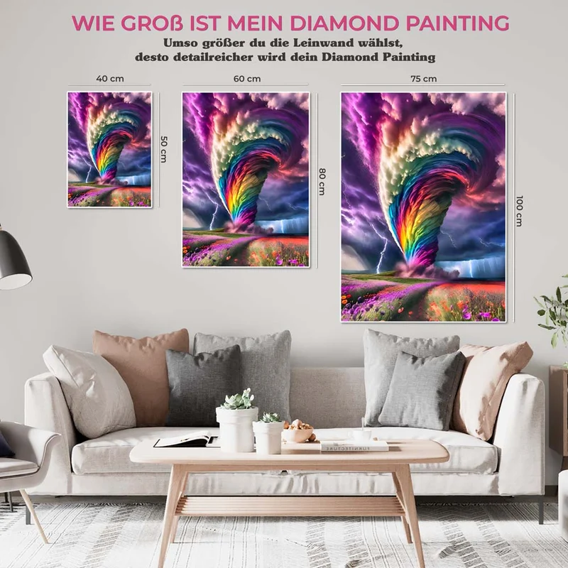 5D Diamond Painting – Tornado