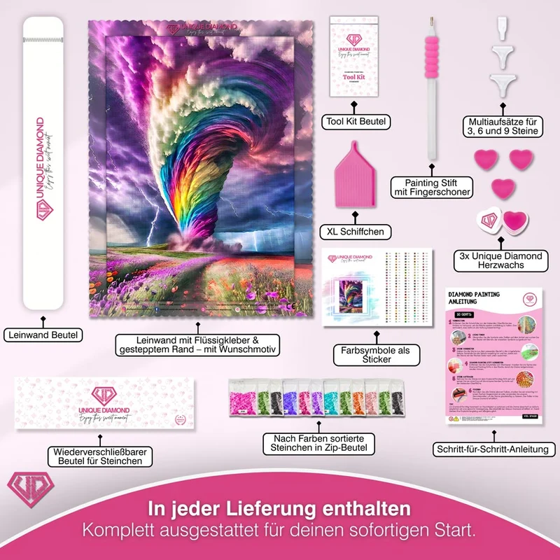 5D Diamond Painting – Tornado
