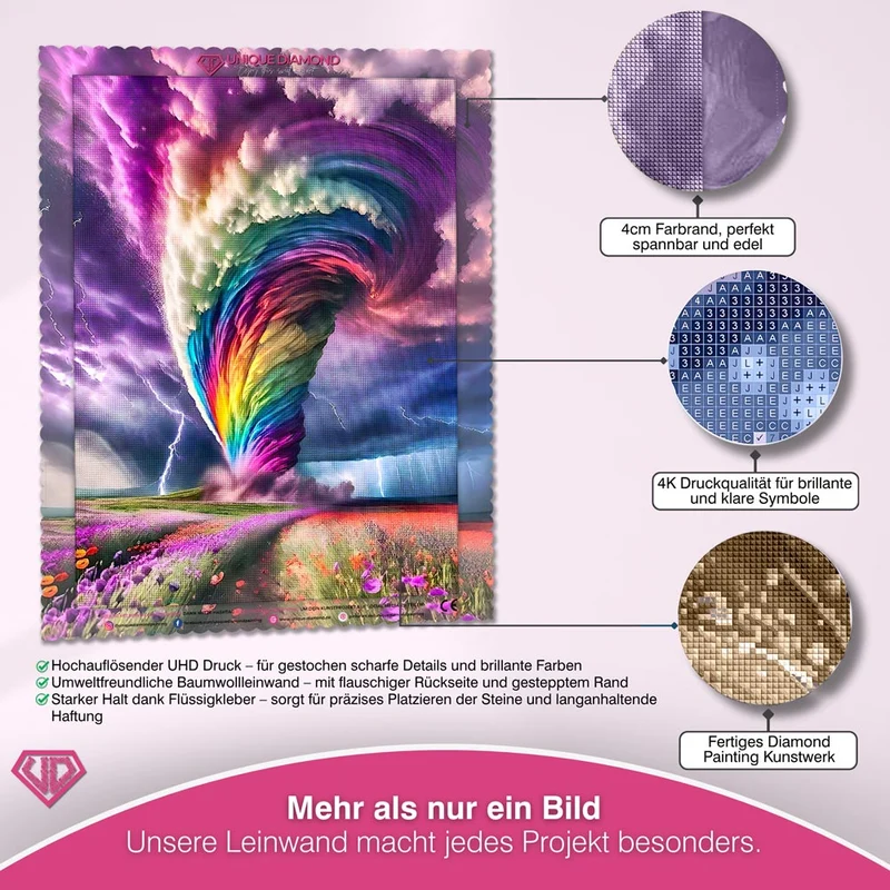 5D Diamond Painting – Tornado