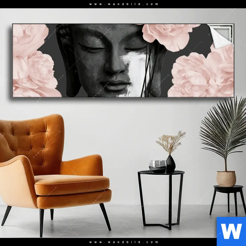 Spannbild | Buddha - Blüten der Stille | Panorama