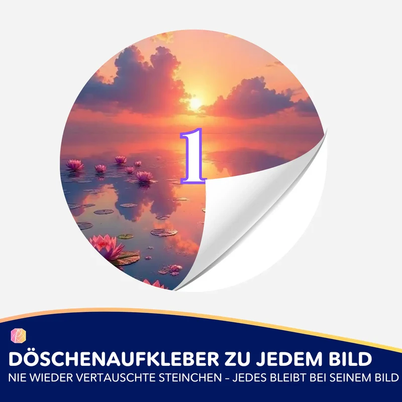 Döschenaufkleber - Abenddämmerung