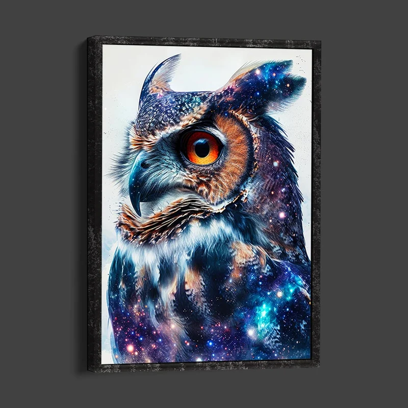 5D Diamond Painting – Starry Sky Owl