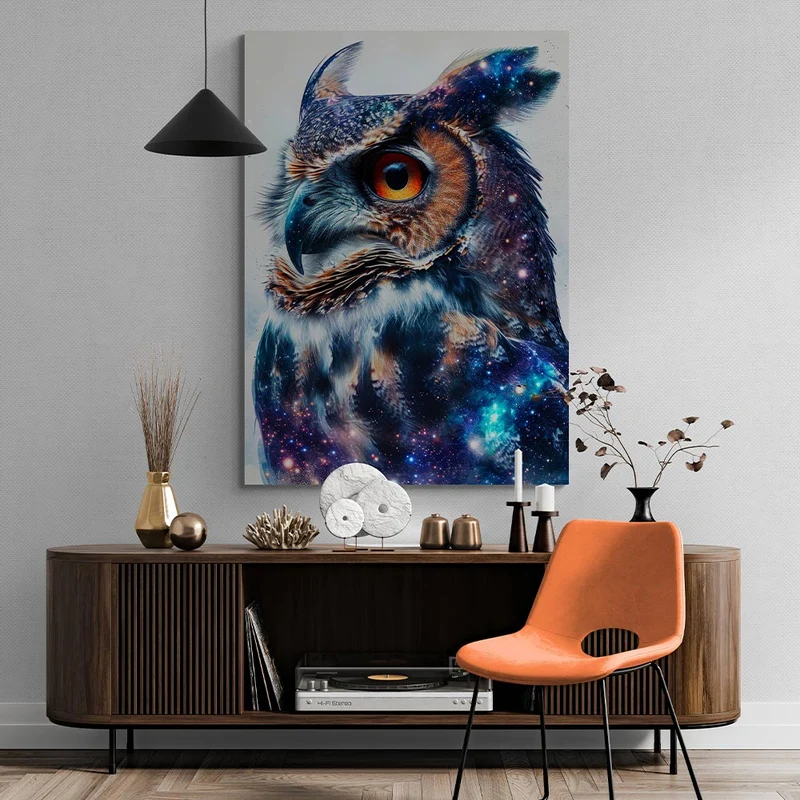 5D Diamond Painting – Starry Sky Owl