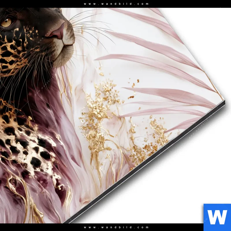 Alu-Dibond Bild | Panther Glow | Rund