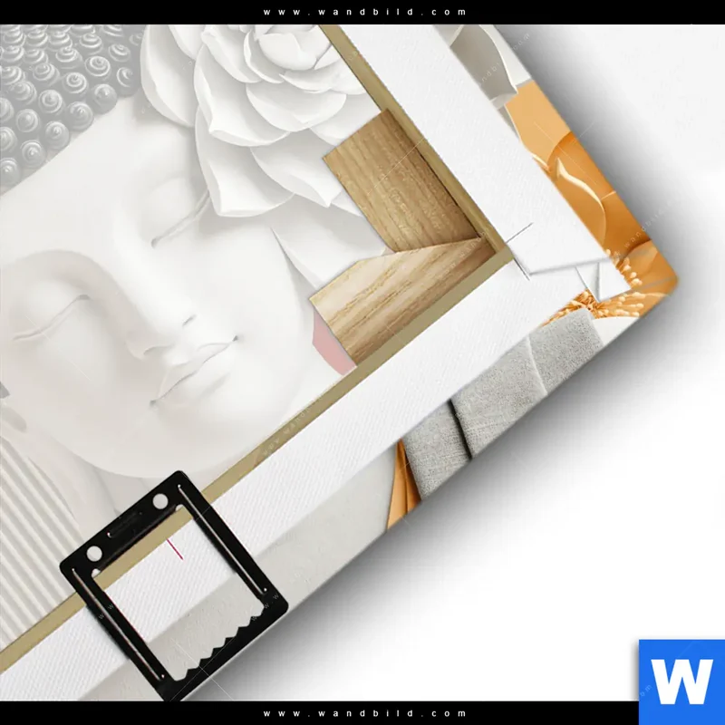 Leinwandbild | Buddha - Zen & Lotus | Quadrat