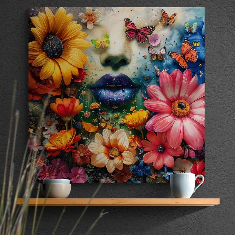 5D Diamond Painting – Flower Head