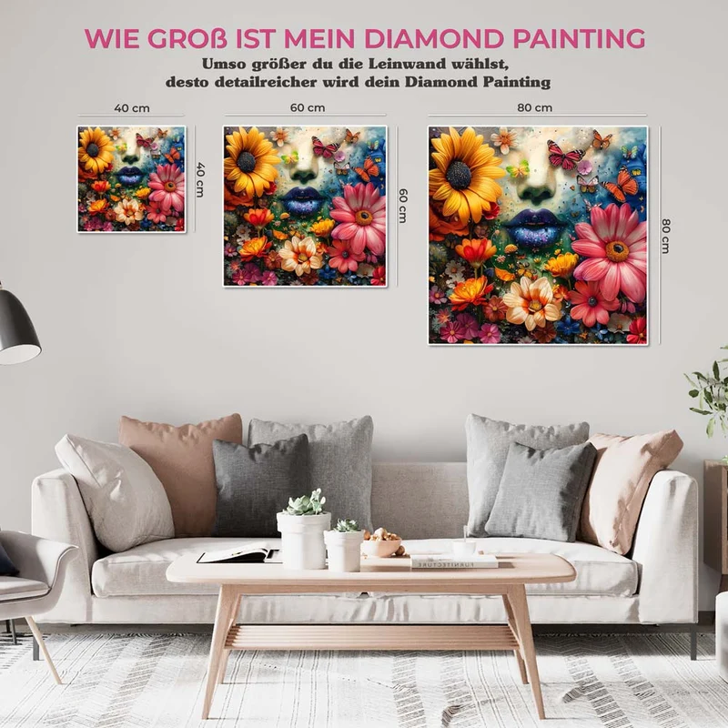 5D Diamond Painting – Flower Head