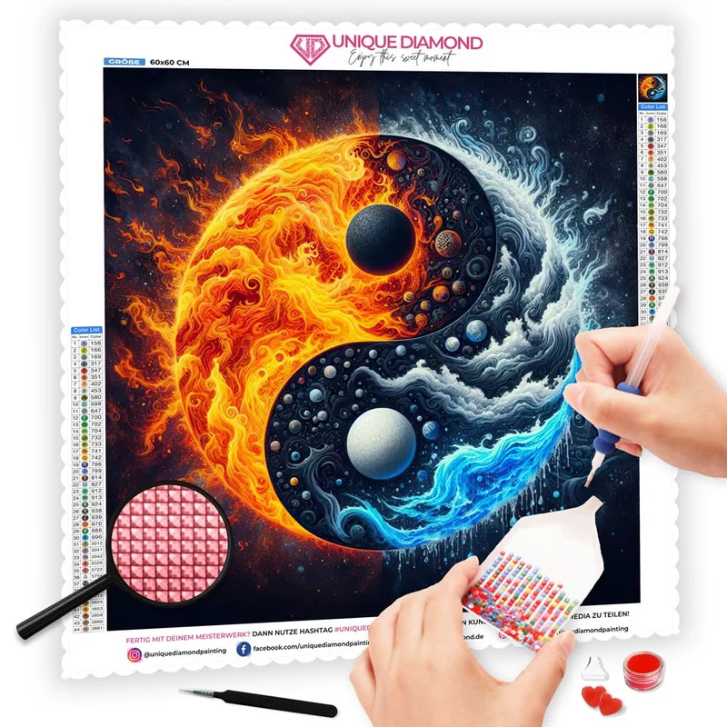 5D Diamond Painting – Yin und Yang