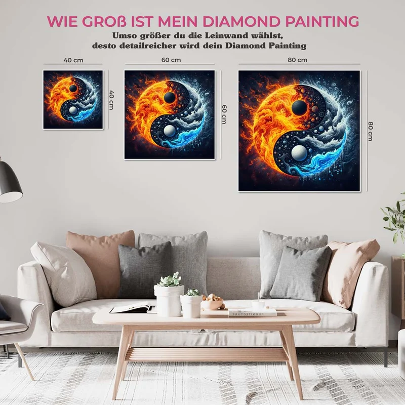 5D Diamond Painting – Yin und Yang