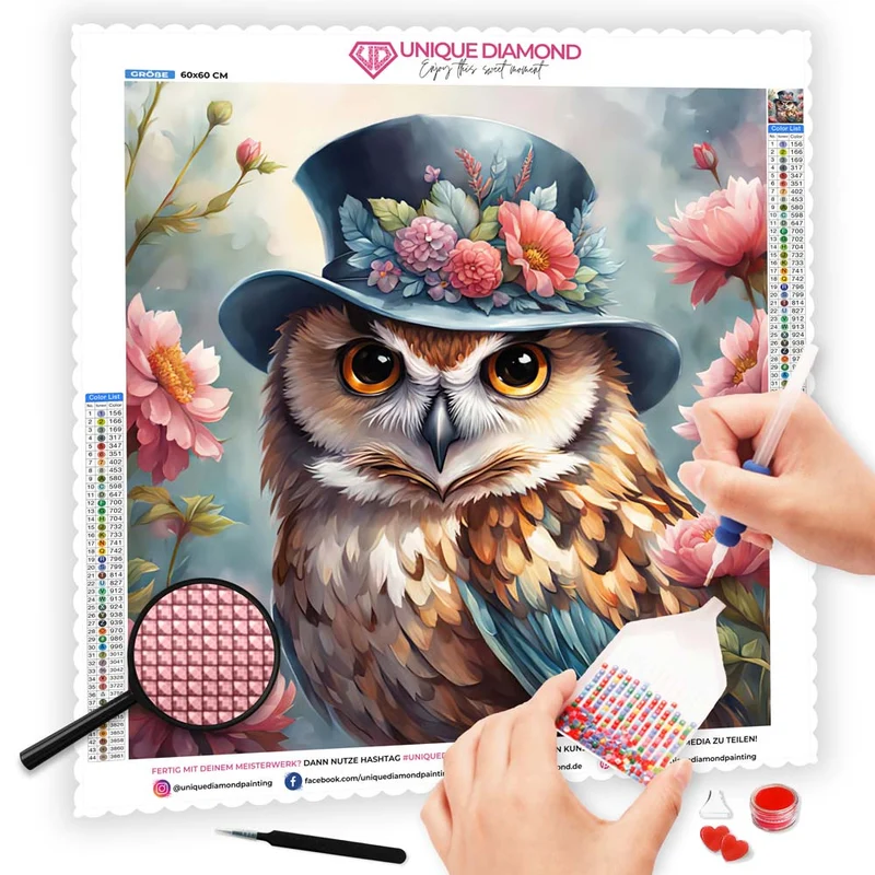 5D Diamond Painting – Mr Owl
