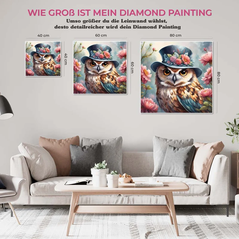 5D Diamond Painting – Mr Owl