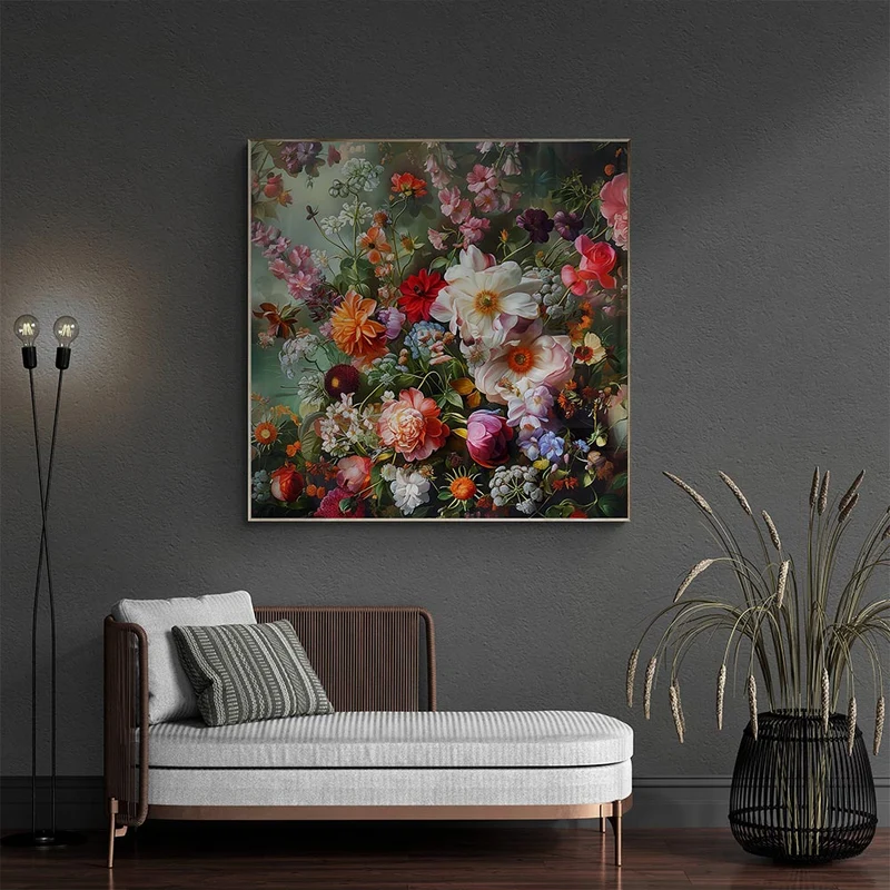 5D Diamond Painting – Blumenbad