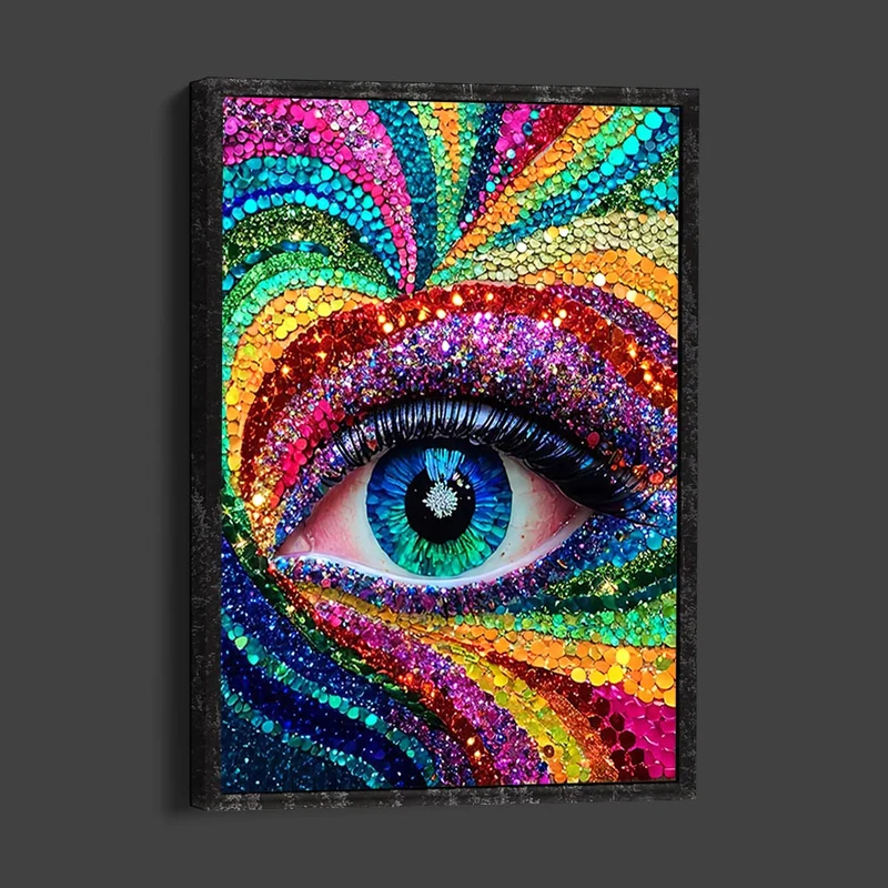 5D Diamond Painting – Colourful Eye