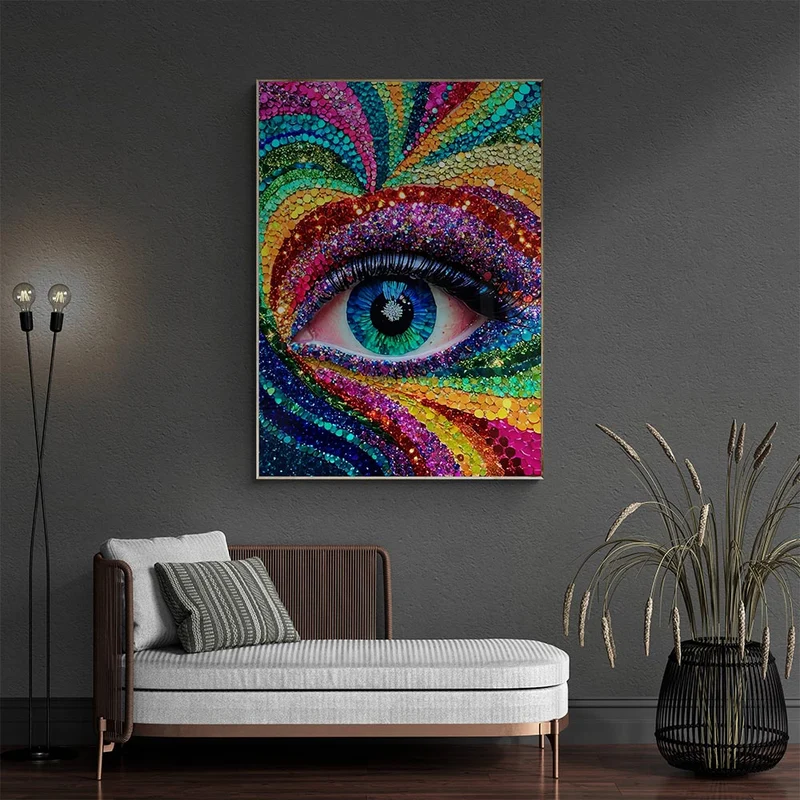 5D Diamond Painting – Colourful Eye