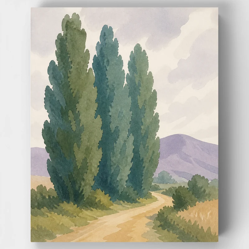 Poplar Grove Path - Paint by Numbers Kit