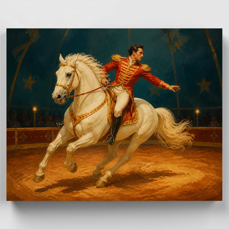 Circus Ring Gallop - Paint by Numbers Kit