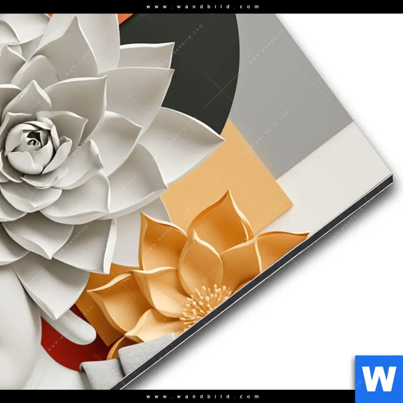 Alu-Dibond Bild | Buddha - Zen & Lotus | Querformat