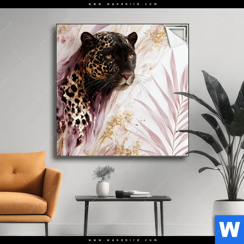 Spannbild | Panther Glow | Quadrat
