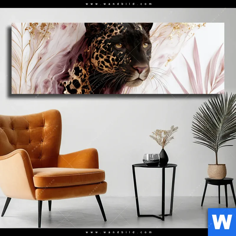 Leinwandbild | Panther Glow | Panorama