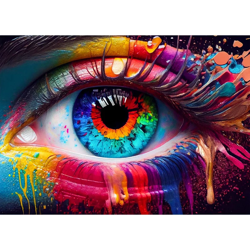 5D Diamond Painting – Colourful Eye